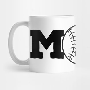 Mom loves baseball Mug